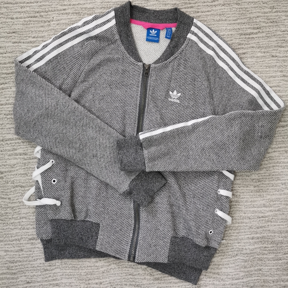Adidas Originals sidetie zipup sweater